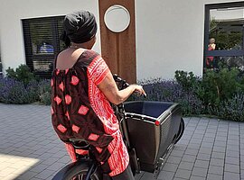 Probefahrt Lastenfahrrad